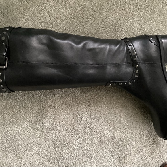 Black leather Paxton riding boots Sam Edelman US 7.5 - Picture 6 of 10